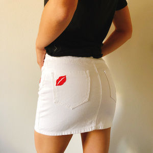 Skirt - White Lips